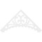 Ekena Millwork Pitch Genova Architectural Grade PVC Gable Pediment, 72"W x 36"H x 1"P (12/12) GPP072X036X100GEN - alternate 5